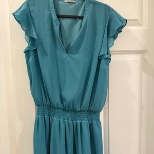 Tart Tea Cinched Short Sleeve Dress Size L